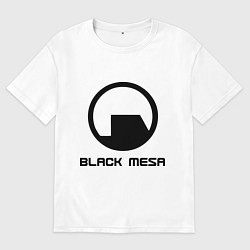 Женская футболка оверсайз Black Mesa: Logo