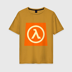 Женская футболка оверсайз Half-Life