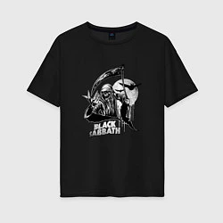 Женская футболка оверсайз Black Sabbath: Grim Reaper