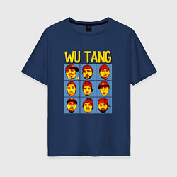 Женская футболка оверсайз Wu-Tang Clan Faces