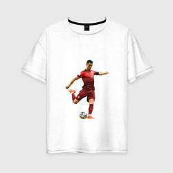 Женская футболка оверсайз Ronaldo 07