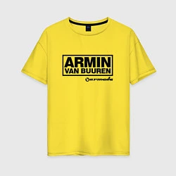 Женская футболка оверсайз Armin van Buuren