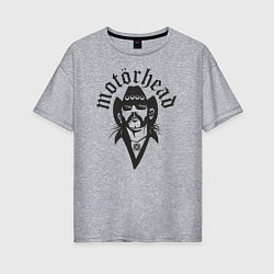 Женская футболка оверсайз Motorhead Rocker