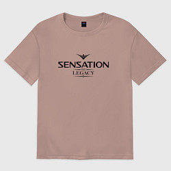 Женская футболка оверсайз Sensation: The Legacy