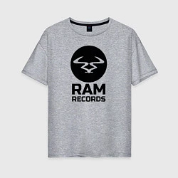 Женская футболка оверсайз Ram Records