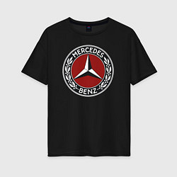 Женская футболка оверсайз Mercedes-Benz