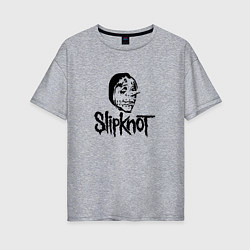 Женская футболка оверсайз Slipknot black