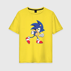 Футболка оверсайз женская Sonic the Hedgehog, цвет: желтый