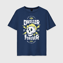 Женская футболка оверсайз Dweller Forever