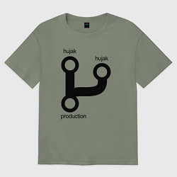 Женская футболка оверсайз Раз, два и в продакшн