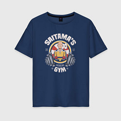 Женская футболка оверсайз Saitama's Gym