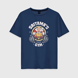 Женская футболка оверсайз Saitama's Gym