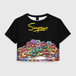Женский топ Simpsons Donuts