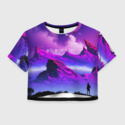 Женский топ No Man's Sky: Neon Mountains