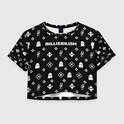 Женский топ Billie Eilish: Black Pattern