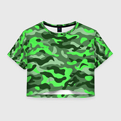 Женский топ CAMOUFLAGE GREEN