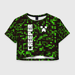 Женский топ MINECRAFT CREEPER