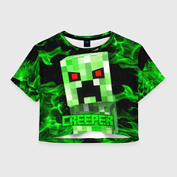 Женский топ MINECRAFT CREEPER