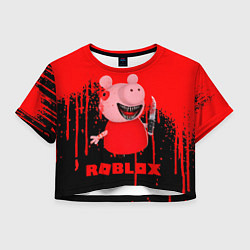 Женский топ Roblox Piggy