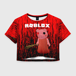 Женский топ Roblox Piggy