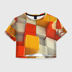 Женский топ КУБЫ 3D