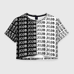 Футболка 3D укороченная женская JoJo Bizarre Adventure, цвет: 3D-принт