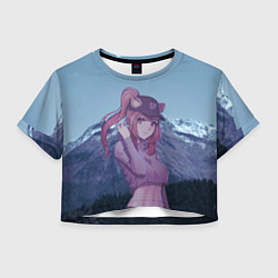 Футболка 3D укороченная женская Рафталия, цвет: 3D-принт