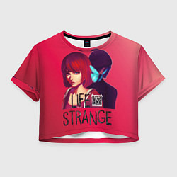 Футболка 3D укороченная женская ХлояМакс, цвет: 3D-принт