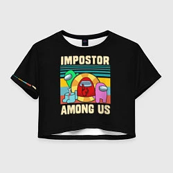 Женский топ Among Us IMPOSTOR