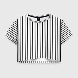 Женский топ Чёрные и белые полосы