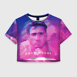 Футболка 3D укороченная женская Гачимучи Билли Херрингтон, цвет: 3D-принт