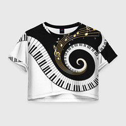 Женский топ МУЗЫКАЛЬНЫЙ УЗОР