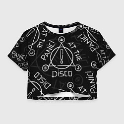 Футболка 3D укороченная женская Panic! At the Disco - Pray For The Wicked, цвет: 3D-принт