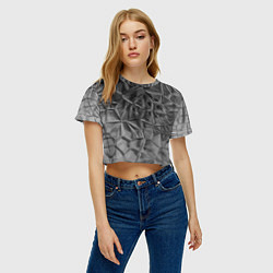 Футболка 3D укороченная женская Pattern 2022 vanguard, цвет: 3D-принт — фото 2