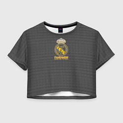 Женский топ Real Madrid graphite theme