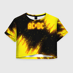 Женский топ ACDC - Neon