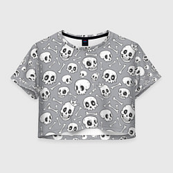 Женский топ Skulls & bones