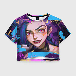 Женский топ Jinx Arcane граффити