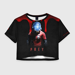 Женский топ Prey dark blood