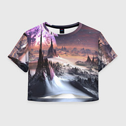 Женский топ Cosmic fantasy art