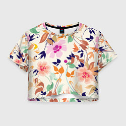 Женский топ Summer floral pattern