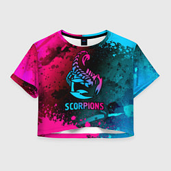 Женский топ Scorpions Neon Gradient