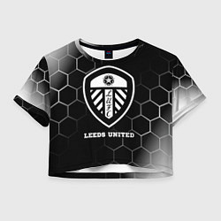 Женский топ Leeds United sport на темном фоне