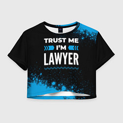 Женский топ Trust me Im lawyer dark