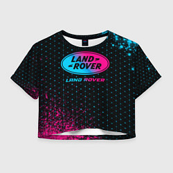 Женский топ Land Rover - neon gradient