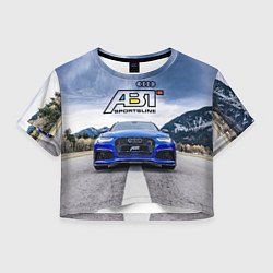 Женский топ Audi ABT - sportsline на трассе