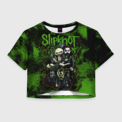 Женский топ Slipknot green art