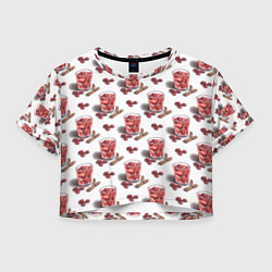 Женский топ Глинтвейн с корицей