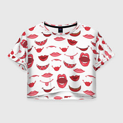 Женский топ Сладкие губы