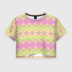 Женский топ Pink yellow style